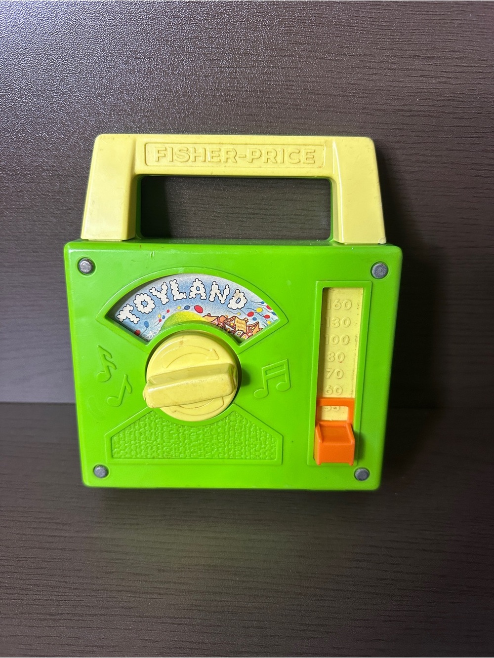 Vintage 1983 Fisher-Price "Toyland" Musical Radio (#795)